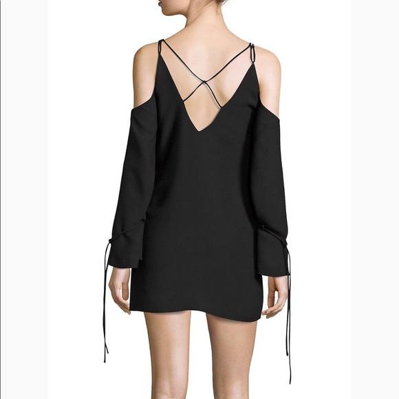IRO Dresses & Skirts - New! IRO Lebeca Cold-Shoulder Black Mini Dress